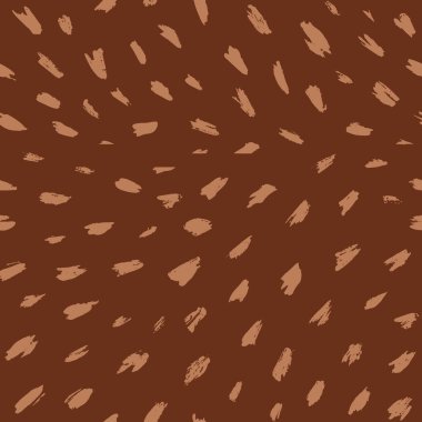 Fırça darbesi, el boyası, kusursuz desen. Hayvan derisi izi. Moda stili organik doku. EPS10