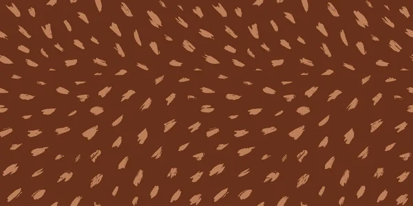 Brush Stroke Hand Painted Seamless Pattern Vector Animal Skin Print — Stock Vector