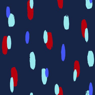 Fırça darbesi, el boyası, kusursuz desen. Yuvarlak organik şekilli soyut bir arka plan. Moda tarzı bir doku..