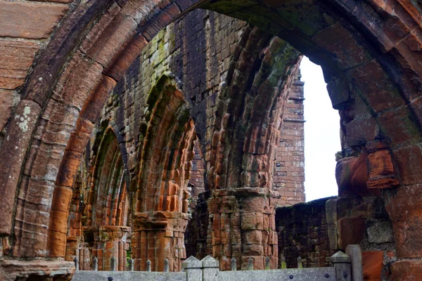 Das Kloster Sweetheart Ist Ein Ehemaliges Zisterzienserkloster Schottland Liegt Etwa — Stockfoto