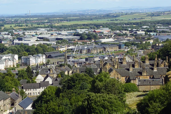 Stirling Castle is located above Stirling\'s Old Town on Schlossberg, a towering hill of volcanic origin.