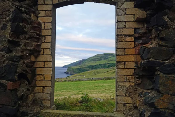 Fährt Man Von Belfast Richtung Giants Causeway Immer Der Küste — Stockfoto