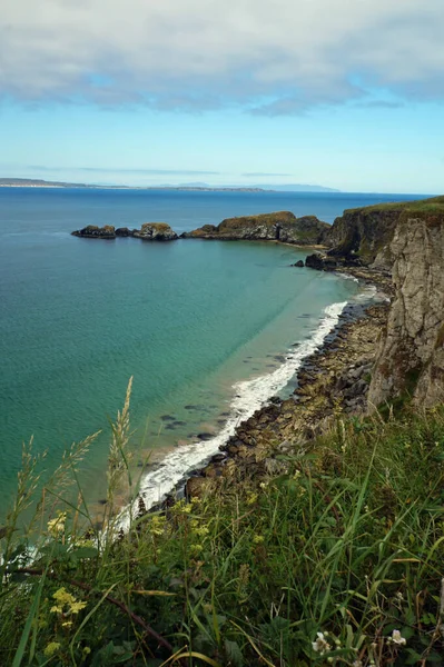 Carrick Rede Ostrov Severním Irsku Pobřeží Hrabství Antrim Mezi Ballycastlem — Stock fotografie