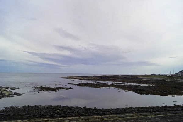 Solnedgång Donaghadees Hamn — Stockfoto