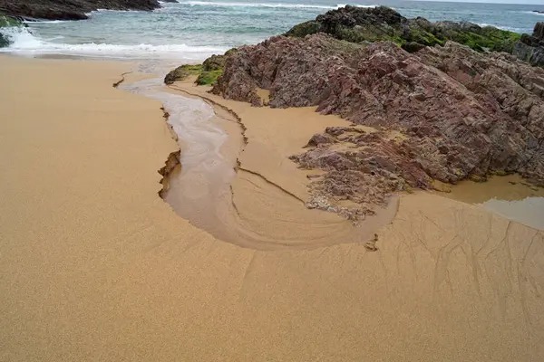 Bahía Llama Oficialmente Boyeghether Bay Pero Llamada Murder Hole Beach —  Fotos de Stock