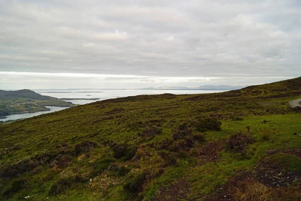 Klify Slieve League Zachód Irlandzkiego Hrabstwa Donegal Nad Oceanem Atlantyckim — Zdjęcie stockowe