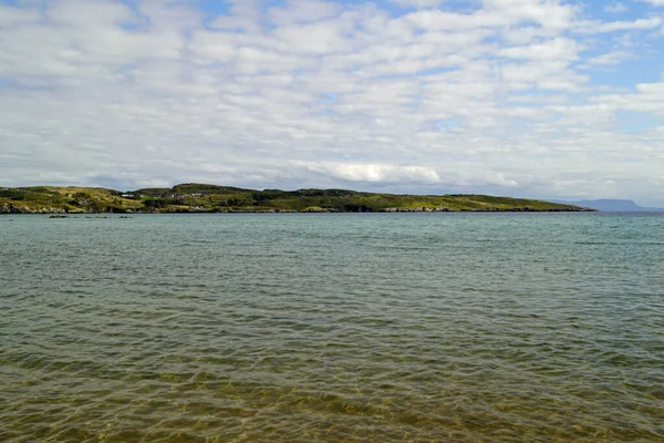 Fintra Beach Beautiful Sandy Beach Just Couple Kilometers Fishing Port — Stock Photo, Image