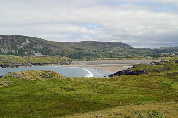 Glencolumbkille Malé Město 724 Obyvateli Regionu Gaeltacht Hrabství Donegal Jedním — Stock fotografie