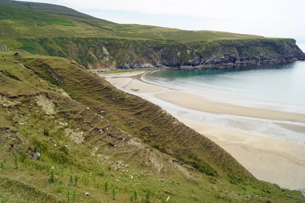 Uma Das Mais Belas Praias Caminho Atlântico Selvagem Está Localizada — Fotografia de Stock