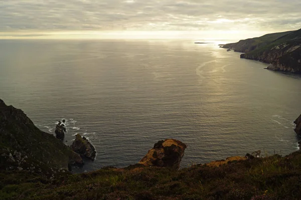 Slieve League Cliffs West Irish County Donegal Atlantic Ocean 601 — Stock Photo, Image
