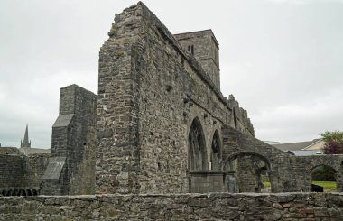 The Sligo Abbey in northwestern Ireland was built in 1253 on behalf of Maurice Fitzgerald, the Baron of Offaly and founder of Sligo. clipart