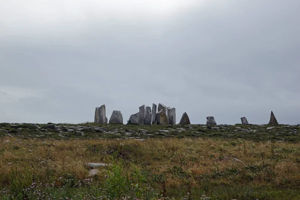 Alışılmadık Heykel Rlanda Nın Batı Kıyısında Mayo Rlanda Bulunur — Stok fotoğraf