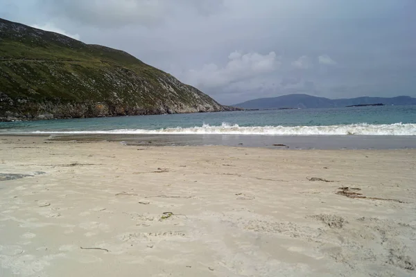 Keem Beach Encuentra Keem Bay Una Hermosa Bahía Aislada Extremo —  Fotos de Stock