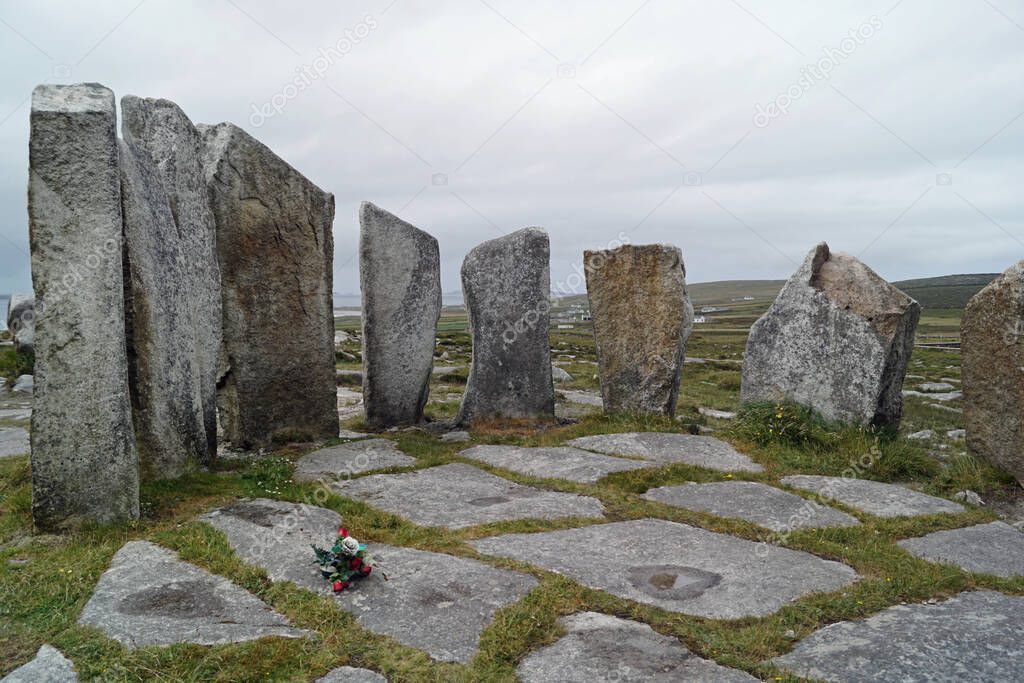 This unusual sculpture is found on the west coast of Ireland in Co.Mayo, Ireland.