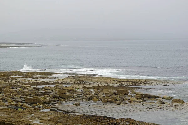 Kusten Van Ierland Wilde Kliffen Betoverende Natuur Ierland Vol Met — Stockfoto