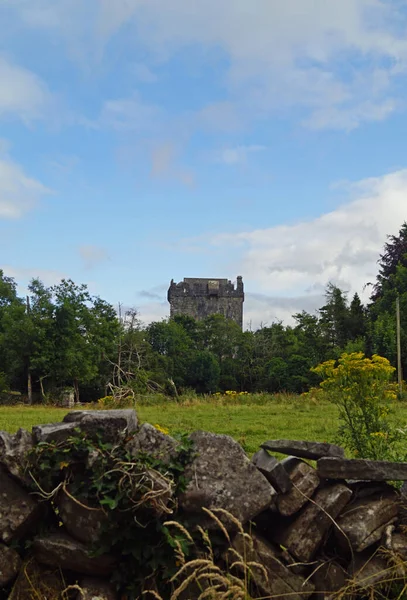 Aughanure Kalesi Rlanda Nın Connacht Eyaleti Nde Bulunan Galway Ilçesinin — Stok fotoğraf
