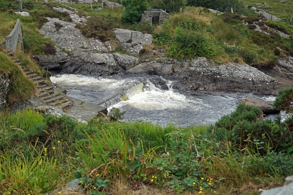 Vahşi Atlantik Yolu Nun Bir Parçası Olan Connemara Döngüsü Sizi — Stok fotoğraf