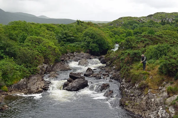 Connemara Loop Die Deel Uitmaakt Van Wild Atlantic Way Een — Stockfoto