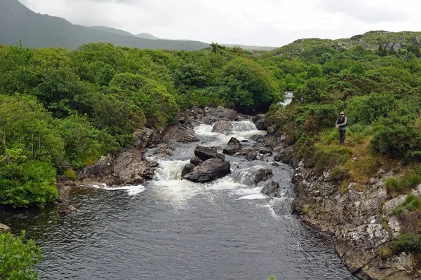Connemara Loop Die Deel Uitmaakt Van Wild Atlantic Way Een — Stockfoto