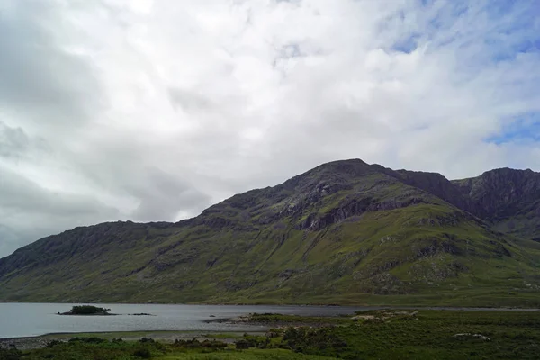 Viagem Através Vale Doolough Leva Através Idílio Único Entre Altas — Fotografia de Stock