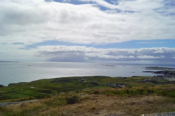 Égi Egy Festői Körkörös Amely Clifdenben Kezdődik Végződik Connemara Megye — Stock Fotó