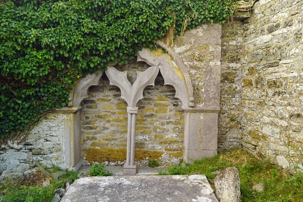 Las Ruinas Iglesia Medieval Kilmacreehy Kilmacrehy Encuentran Liscannor Sur Del — Foto de Stock