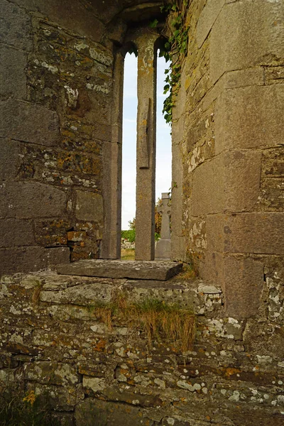 Die Ruinen Der Mittelalterlichen Kirche Kilmacreehy Oder Kilmacrehy Liegen Liscannor — Stockfoto