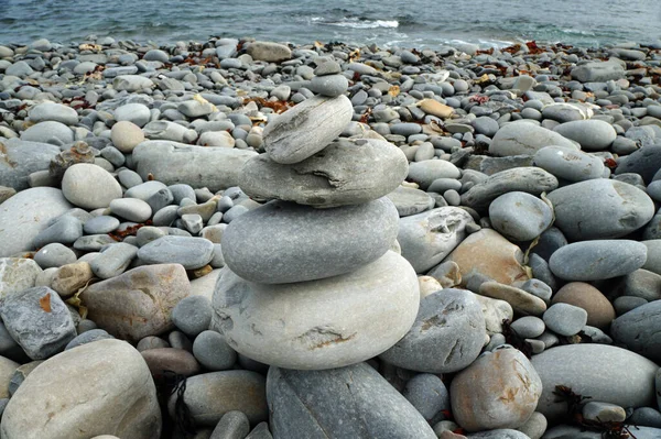 Kilkee Beach Een Stenen Strand Het Dorp Kilkee — Stockfoto