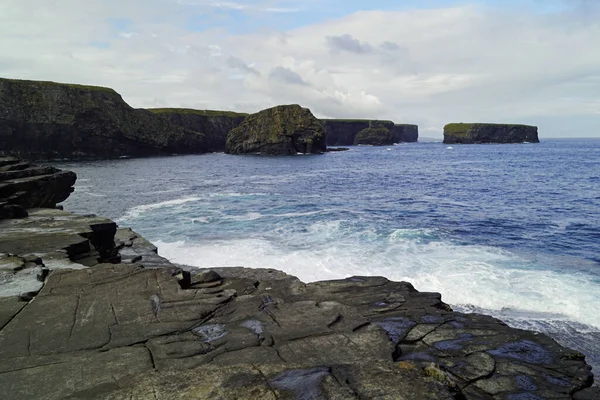 Клифф Кілкі Англ Kilkee Cliff Мальовнича Прогулянка Години Помірною Петлею — стокове фото