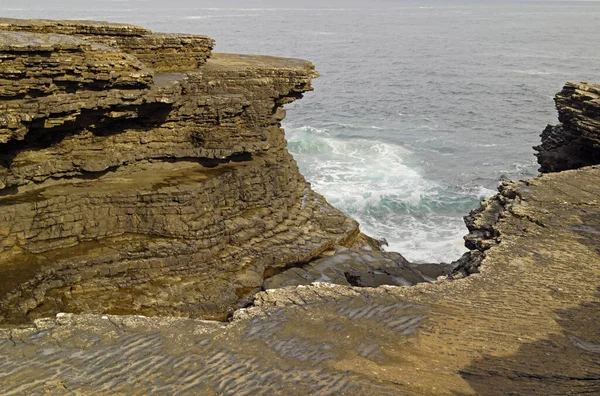 Caminhada Kilkee Cliff Passeio Panorâmico Horas Loop Moderado Longo Das — Fotografia de Stock