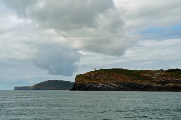 Latarnia Morska Kilcredaun Irlandii — Zdjęcie stockowe