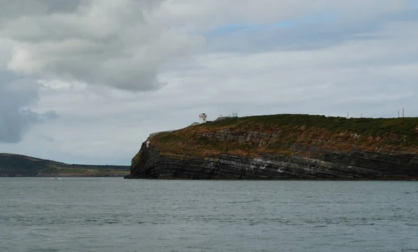 Faro Kilcredaun Irlanda — Foto de Stock