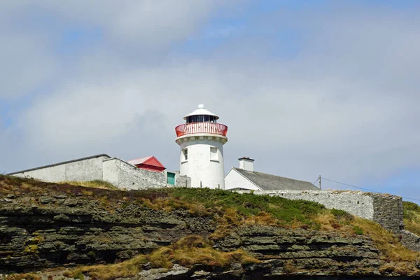 Kilcredaun Lighthouse Ierland — Stockfoto