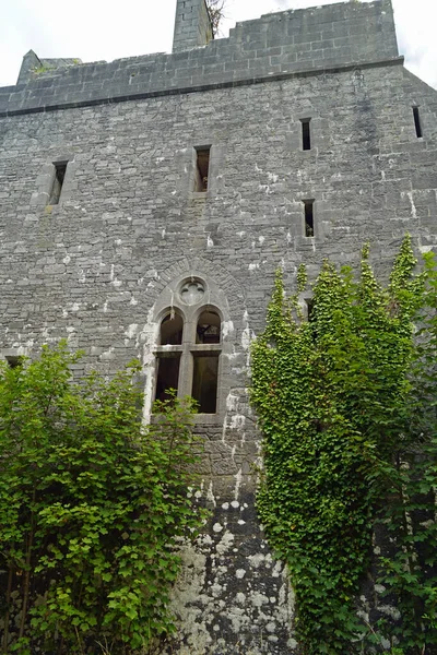 Dromore Castle Uma Mansão Templenoe Condado Kerry Irlanda Com Vista — Fotografia de Stock