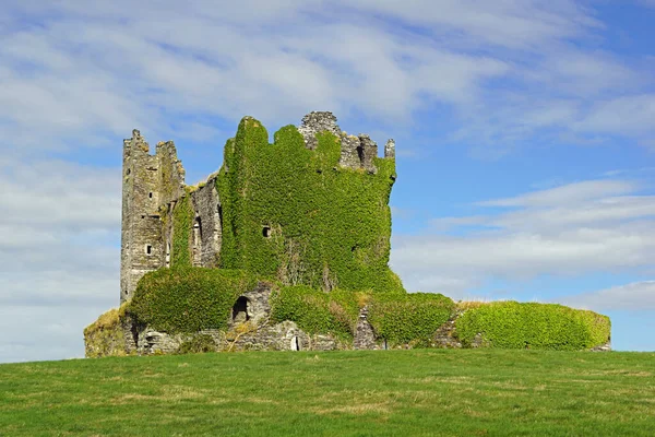 Ballycarbery城堡距离爱尔兰克里郡Cahersiveen 3英里 — 图库照片