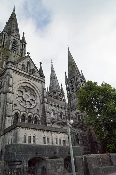 Katedrála Fina Barreho Gotickou Obrodou Katedrály Tří Věží Městě Cork — Stock fotografie
