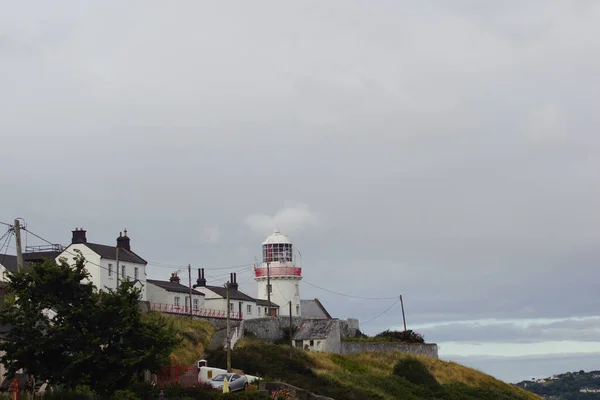 Faro Point Roche Está Situado Entrada Del Puerto Cork Irlanda — Foto de Stock