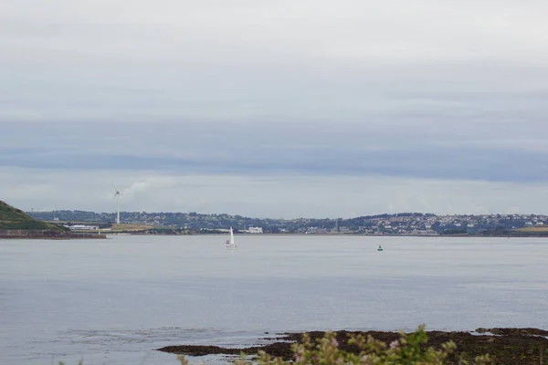 Roche Point Lighthouse Ligt Aan Ingang Van Cork Harbor Ierland — Stockfoto