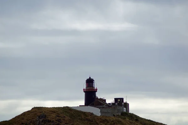 Der 1850 Fertiggestellte Leuchtturm Thront Majestätisch Auf Einer Kleinen Insel — Stockfoto