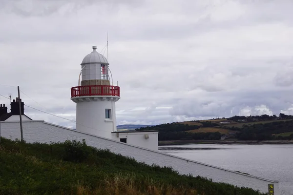 Faro Youghal Encuentra Una Hermosa Ubicación Las Afueras Ciudad Vigila — Foto de Stock