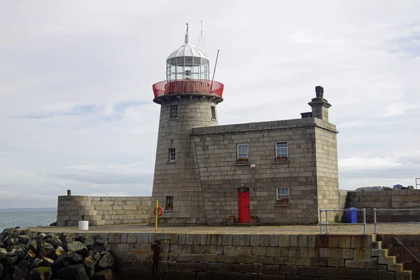 Vuurtoren Bewaakt Ingang Van Haven Van Hoč — Stockfoto