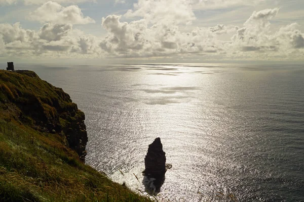 The Cliffs of Moher are the best known cliffs in Ireland. They are located on the southwest coast of Ireland's main island in County Clare near the villages Doolin and Liscannor.