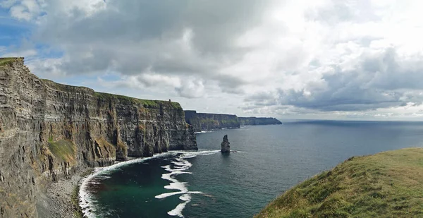 Penhascos Moher São Penhascos Mais Conhecidos Irlanda Eles Estão Localizados — Fotografia de Stock