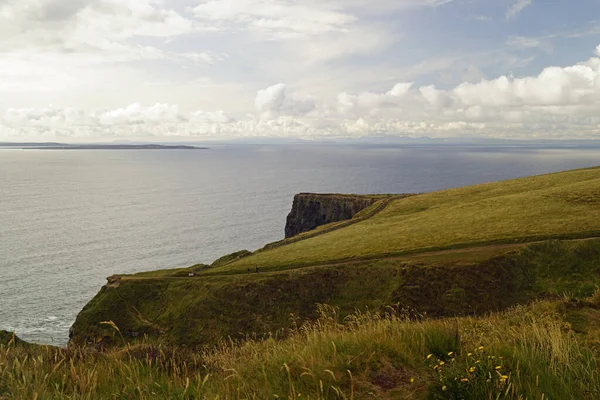 Скелі Мохера Найвідоміші Скелі Ірландії Вони Розташовані Південно Західному Узбережжі — стокове фото