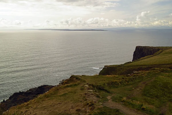 Penhascos Moher São Penhascos Mais Conhecidos Irlanda Eles Estão Localizados — Fotografia de Stock