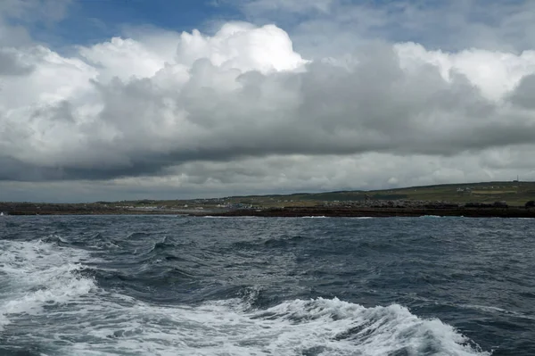 Wild Atlantic Way Boottocht Kliffen Van Moher Cliffs Moher Zijn — Stockfoto