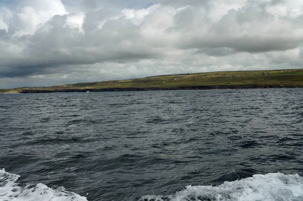 Wild Atlantic Way Båttur Klipporna Moher Cliffs Moher Irlands Mest — Stockfoto