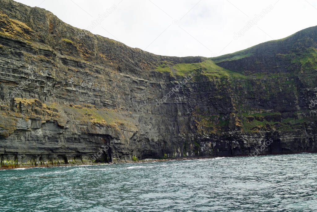 Wild Atlantic Way - Boat trip on the Cliffs of Moher. The Cliffs of Moher are the best known cliffs in Ireland. They are located on the southwest coast of Ireland's main island in County Clare near the villages Doolin and Liscannor.