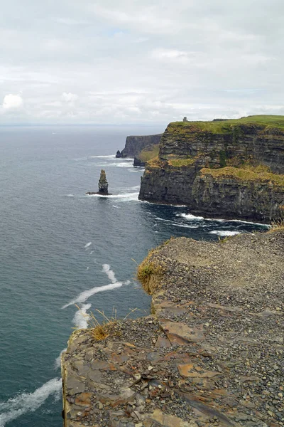 Penhascos Moher São Penhascos Mais Conhecidos Irlanda Eles Estão Localizados — Fotografia de Stock