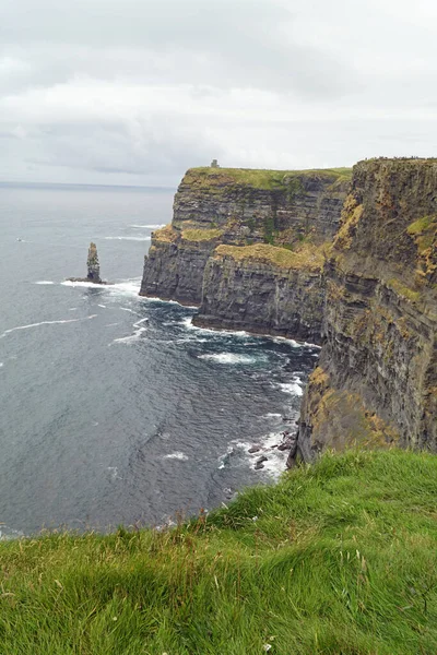 Penhascos Moher São Penhascos Mais Conhecidos Irlanda Eles Estão Localizados — Fotografia de Stock